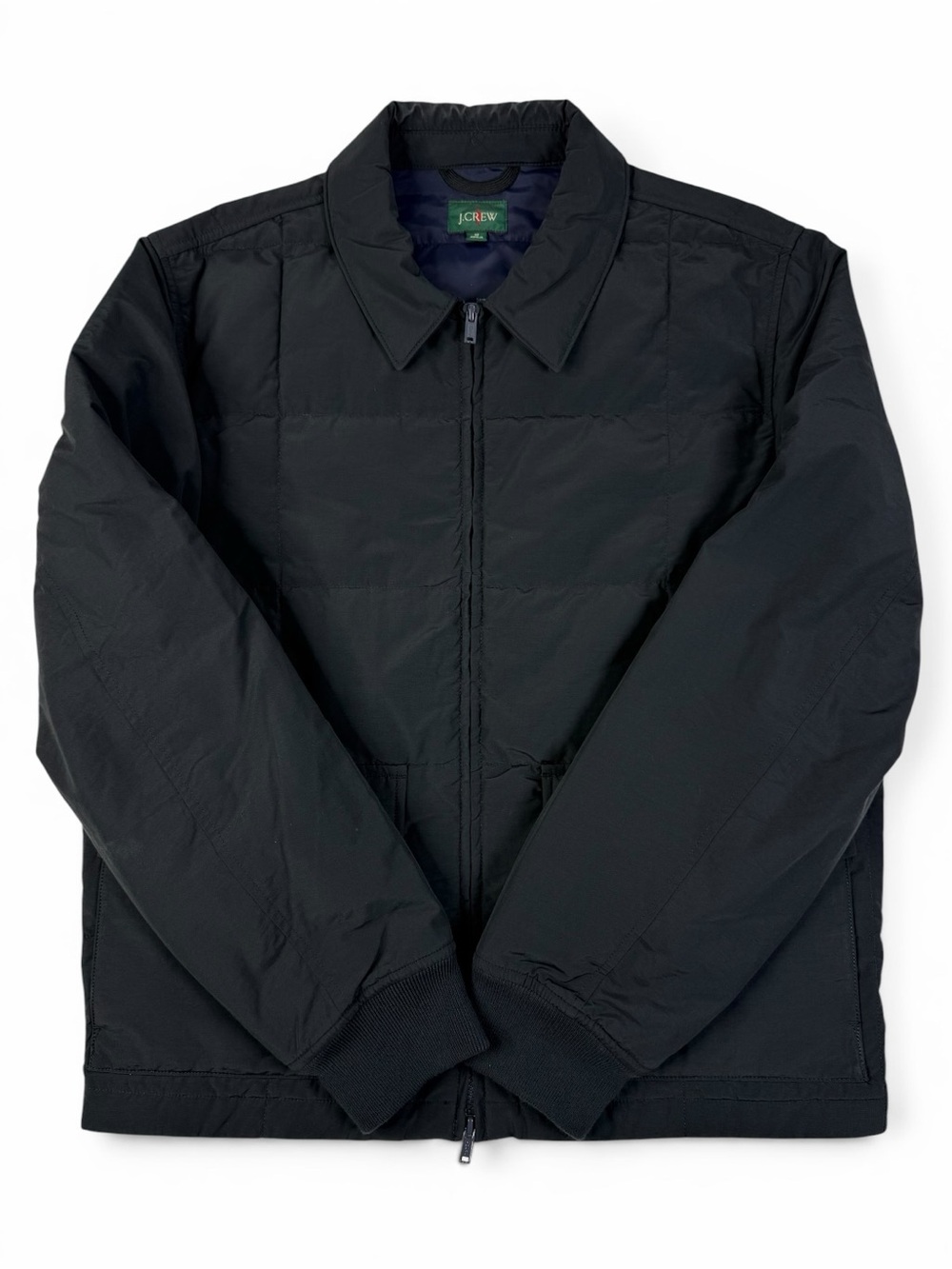 J.Crew Men’s PrimaLoft Box Quilt Insulated Jacket Black Medium NWOT Never Worn - Picture 8 of 11